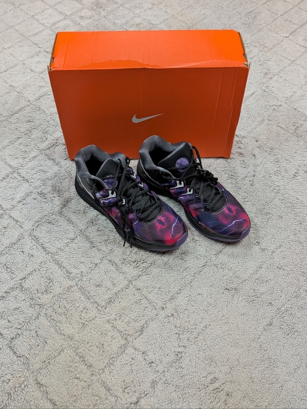 Nike KD17 x Alchemist Black Violet  Basketball Shoes Mens 8.5 HJ4464-001 NEW